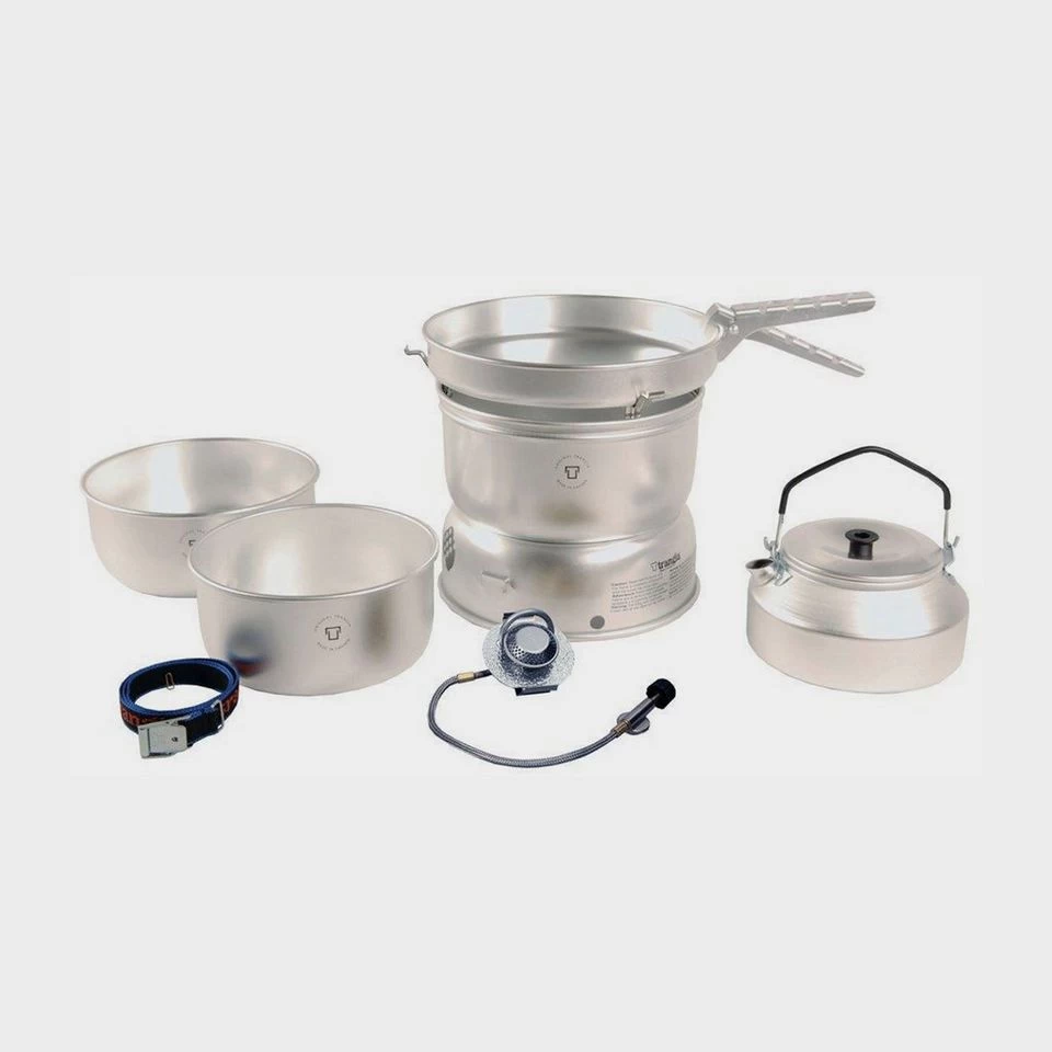 Trangia 25-2 GB Stove With Alloy Pans, Kettle & Gas Burner 3 Trangia 25-2 GB Stove With Alloy Pans, Kettle & Gas Burner