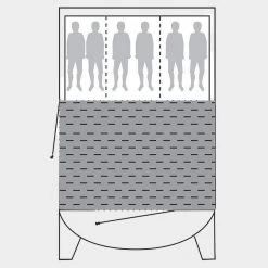 Outwell Palm Coast 600 Flat Woven Carpet -Outdoor Camping Store go 318172 c