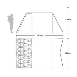 Horizon 700 Air Nightfall Tent -Outdoor Camping Store go 354683 b