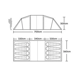 Sendero 8XL Tent -Outdoor Camping Store go 503099 b