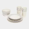 16 Piece Melamine Plastic Tableware Set -Outdoor Camping Store go 513066 a